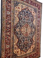 Persian Mud Design Rug – Handwoven Wool Carpet - Image 2
