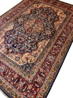 Persian Mud Design Rug – Handwoven Wool Carpet - Image 6