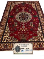 Handwoven Persian Tribal Rug – Item 21 (10.8 x 7.3 ft)