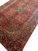 Antique Persian Kashan Rug – Circa 1920 (Approx. 100 Years Old)  Item 25 | Size: 10.11 x 7.4 ft - Image 7