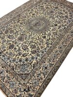 Nain Wool & Silk Handwoven Carpet – Item 26 - Image 6