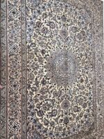 Nain Wool & Silk Handwoven Carpet – Item 26 - Image 4