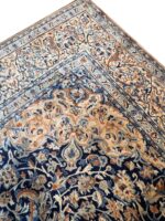 Fine Persian Nain "Shish-La" Design – Top Quality Kork Wool & Pure Silk-Item No 35 - Image 3