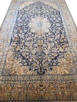 Fine Persian Nain "Shish-La" Design – Top Quality Kork Wool & Pure Silk-Item No 35 - Image 2