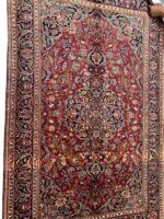 Master-Crafted Kashan Medallion Rug – Kork Wool | Hand-Knotted Persian Carpet (Item 46) - Image 4