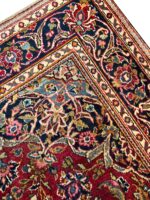 Master-Crafted Kashan Medallion Rug – Kork Wool | Hand-Knotted Persian Carpet (Item 46) - Image 5