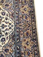 Signature Kashan Masterpiece – Kork Wool Medallion Rug | Hand-Knotted Persian Carpet (Item 47) - Image 5