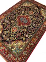 Tabriz Royal Floral Rug – Wool & Silk | Garden of Paradise Design No 43 - Image 7