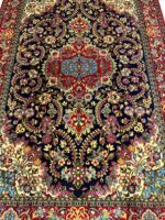 Tabriz Royal Floral Rug – Wool & Silk | Garden of Paradise Design No 43 - Image 8