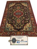 Tabriz Royal Floral Rug – Wool & Silk | Garden of Paradise Design No 43