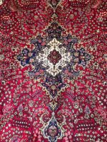 Handwoven Tabriz Style Oriental Carpet – Crimson Medallion Masterpiece | Item 12 - Image 5