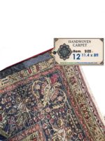 Handwoven Tabriz Style Oriental Carpet – Crimson Medallion Masterpiece | Item 12 - Image 7