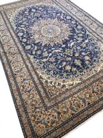 Masterpiece Nain Wool & Silk CarpetI tem #14: - Image 3