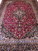 Grand Handwoven Kashan Medallion Carpet Item #15 - Image 5
