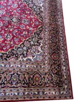 Grand Handwoven Kashan Medallion Carpet Item #15 - Image 3