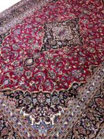 Grand Handwoven Kashan Medallion Carpet Item #15 - Image 2
