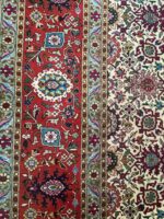 Item 76: Fine Hand-Knotted 50 Raj All-Over Tabriz Carpet – Masterpiece of City Weaving - Image 3