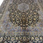 Item 78: Masterpiece Signed Royal Kashan Fine Area Carpet – Imperial Persian Elegance
