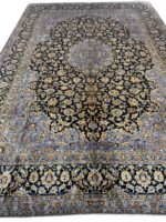 Item 78: Masterpiece Signed Royal Kashan Fine Area Carpet – Imperial Persian Elegance