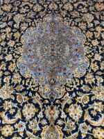 Item 78: Masterpiece Signed Royal Kashan Fine Area Carpet – Imperial Persian Elegance - Image 6