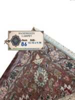 Master-Knotted Persian Tabriz Rug – Item 86 - Image 2