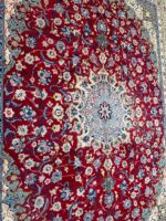 Signed Masterpiece Isfahan Design Rug – Item 90 - Image 7