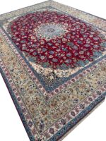 Signed Masterpiece Isfahan Design Rug – Item 90 - Image 4