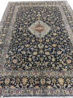 Signed Masterpiece Fine Kork Wool Kashan Carpet – Luxury Handmade Persian Rug (Item 91)
