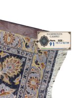 Signed Masterpiece Fine Kork Wool Kashan Carpet – Luxury Handmade Persian Rug (Item 91) - Image 2