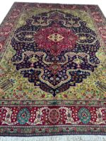 Signed Fine Yalameh Masterpiece Persian Rug – Geometric Medallion Luxury Carpet (Item 92)
