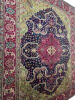 Signed Fine Yalameh Masterpiece Persian Rug – Geometric Medallion Luxury Carpet (Item 92) - Image 5