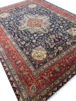 Tabriz 50 Raj Handwoven Persian Carpet – Imperial Color Palette Luxury Rug (Item 96) - Image 3