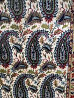 Fine Senneh Design Handwoven Carpet – Classic Boteh (Paisley) Motif Rug (Item 103) - Image 5
