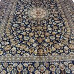 Masterpiece Signed Kashan Persian Rug – Ansarizadeh Workshop Medallion Carpet (Item 104)