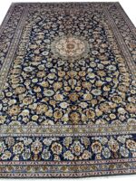 Masterpiece Signed Kashan Persian Rug – Ansarizadeh Workshop Medallion Carpet (Item 104)