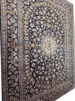Masterpiece Signed Kashan Persian Rug – Ansarizadeh Workshop Medallion Carpet (Item 104) - Image 6