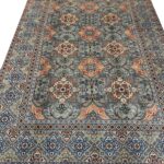 Fine Hand-Knotted Yalameh Persian Rug – Geometric Tribal Star Medallion Carpet (Item 105)
