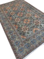 Fine Hand-Knotted Yalameh Persian Rug – Geometric Tribal Star Medallion Carpet (Item 105) - Image 7
