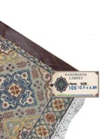 Fine Hand-Knotted Yalameh Persian Rug – Geometric Tribal Star Medallion Carpet (Item 105) - Image 2