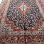 Fine Hand-Knotted Kashan Persian Carpet – Classical Shah Abbasi Medallion Rug (Item 108)