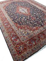 Fine Hand-Knotted Kashan Persian Carpet – Classical Shah Abbasi Medallion Rug (Item 108) - Image 5