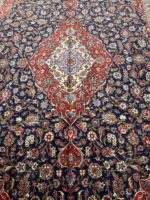 Fine Hand-Knotted Kashan Persian Carpet – Classical Shah Abbasi Medallion Rug (Item 108) - Image 6