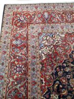 Fine Hand-Knotted Kashan Persian Carpet – Classical Shah Abbasi Medallion Rug (Item 108) - Image 3