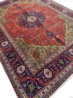 Masterpiece Persian Tabriz Rug – 50 Raj Silk-Highlighted Luxury Medallion Carpet (Item 116) - Image 7