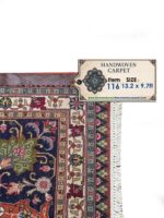 Masterpiece Persian Tabriz Rug – 50 Raj Silk-Highlighted Luxury Medallion Carpet (Item 116) - Image 2