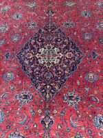 remium Handwoven Persian Sarouk Rug  | Ultra-Soft Wool Traditional Carpet 115 - Image 5