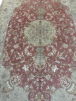 Shahi Tabriz Fine Wool & Silk Handwoven Persian Carpet – Item 117 | - Image 8