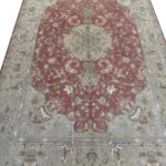 Shahi Tabriz Fine Wool & Silk Handwoven Persian Carpet – Item 117 |