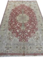 Shahi Tabriz Fine Wool & Silk Handwoven Persian Carpet – Item 117 |