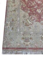 Shahi Tabriz Fine Wool & Silk Handwoven Persian Carpet – Item 117 | - Image 7